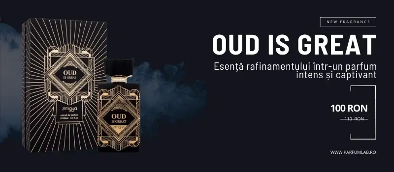 Parfum arăbesc bărbătesc Oud Is Great cu note lemnoase orientale și arome persistente